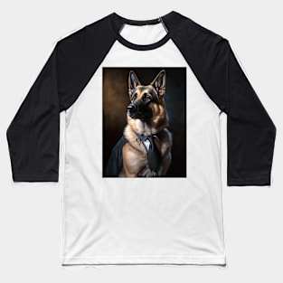 Royal Portrait of a German Shepherd Baseball T-Shirt